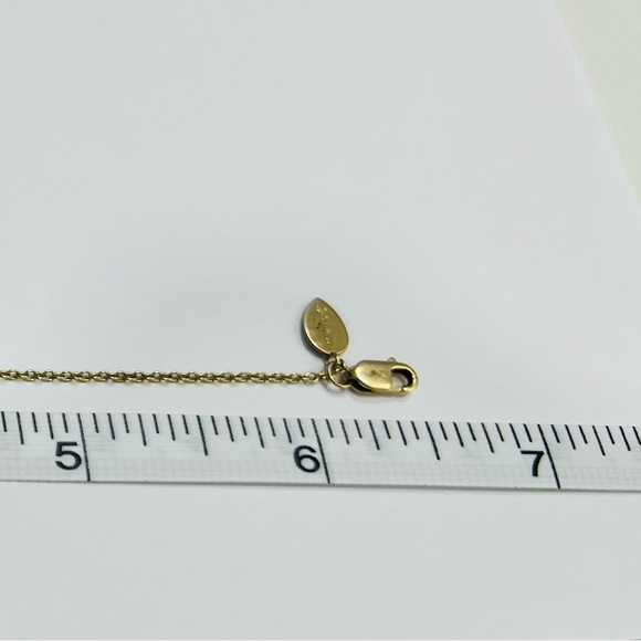 Meira T Two-Tone 14k Gold and Silver .44 ct, nine Diamonds and chain bracelet - Picture 6 of 8